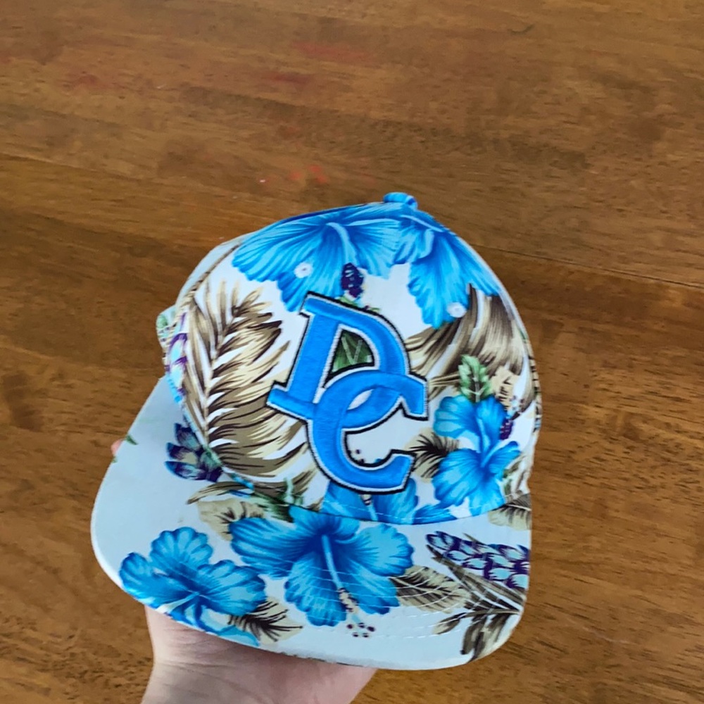 Washington DC floral blue hat